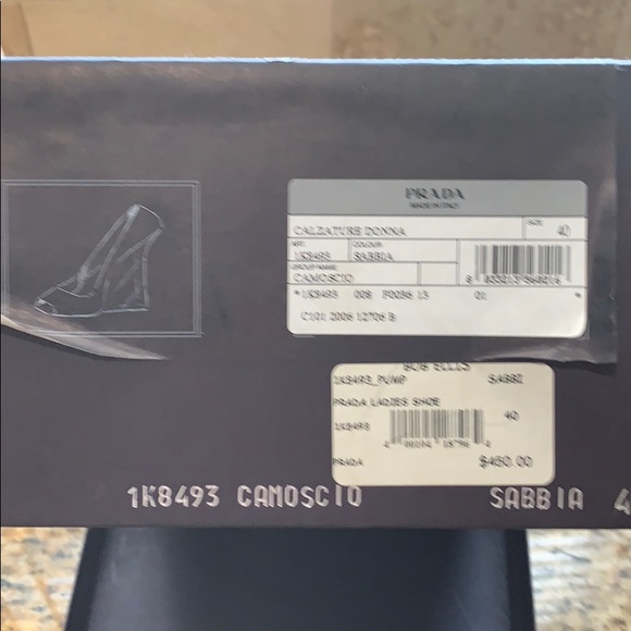 PRADA SUEDE WEDGES 40 - Picture 6 of 7